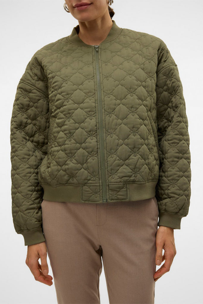 Vero Moda Ally Quilted Bomber Jacket