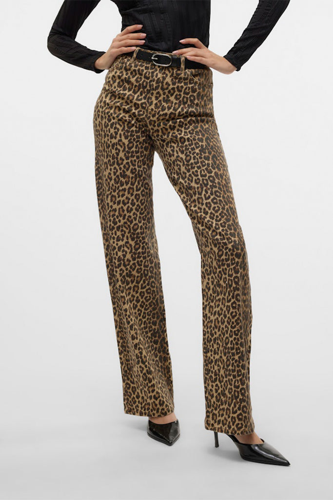 Vero Moda Tessa HighRise Wide Stretch Leo Jeans