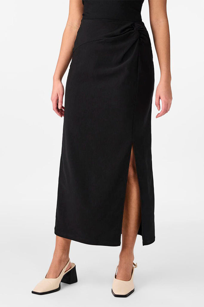 YAS Antila Ankle Skirt Black