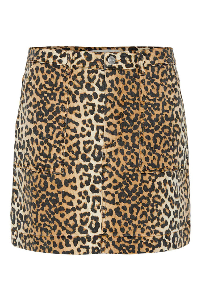 YAS Leonora Highwaist Skirt Brown