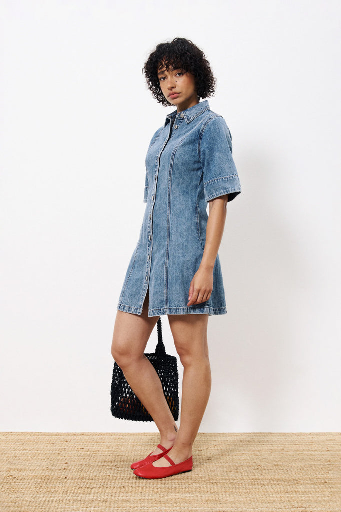 Frnch Ellyne Denim Dress