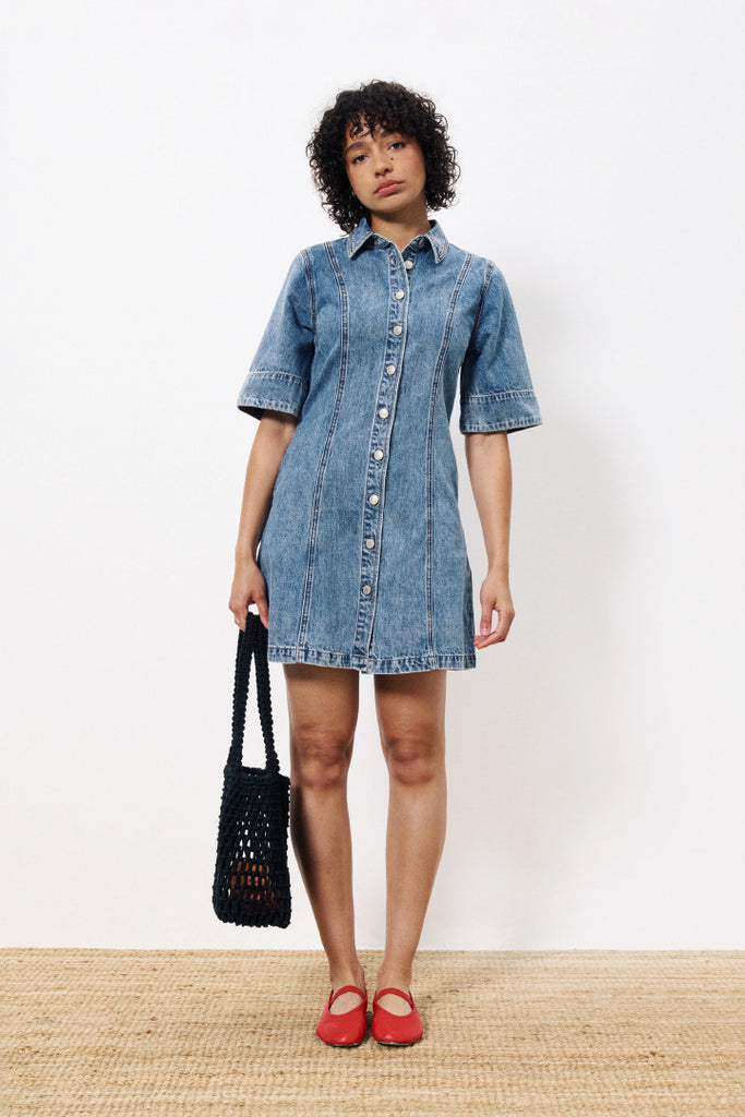 Frnch Ellyne Denim Dress