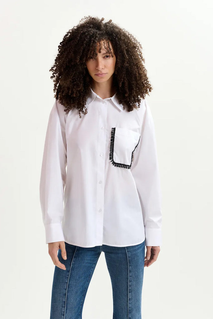 Essential Antwerp Get Embellished Shirt White