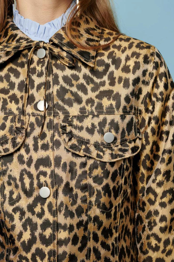 Sister Jane Lola Leopard Jacquard Jacket