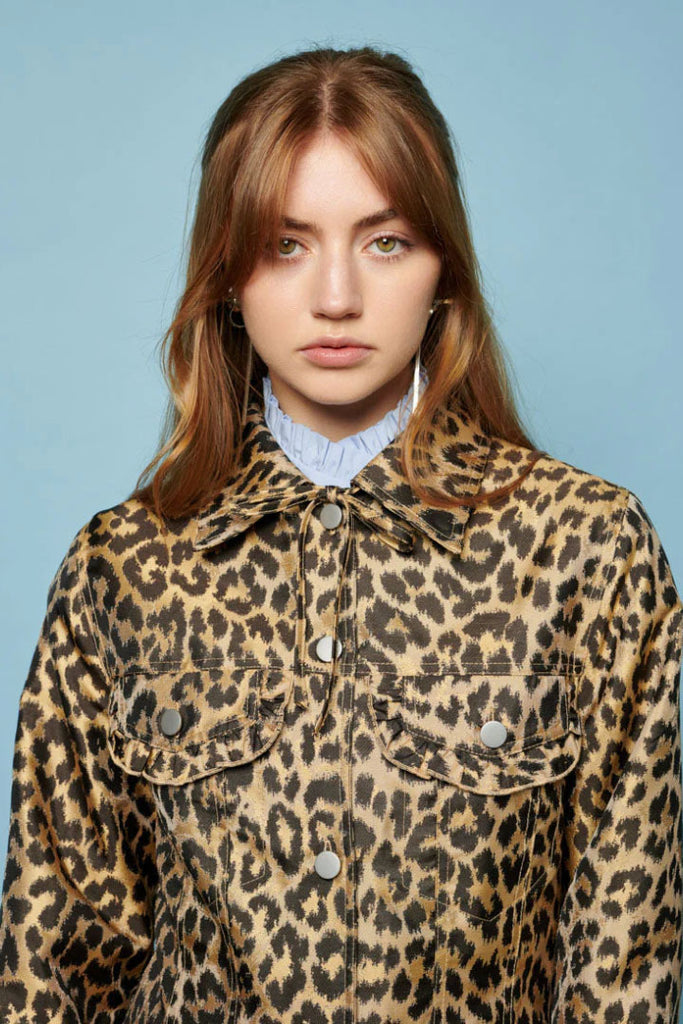 Sister Jane Lola Leopard Jacquard Jacket