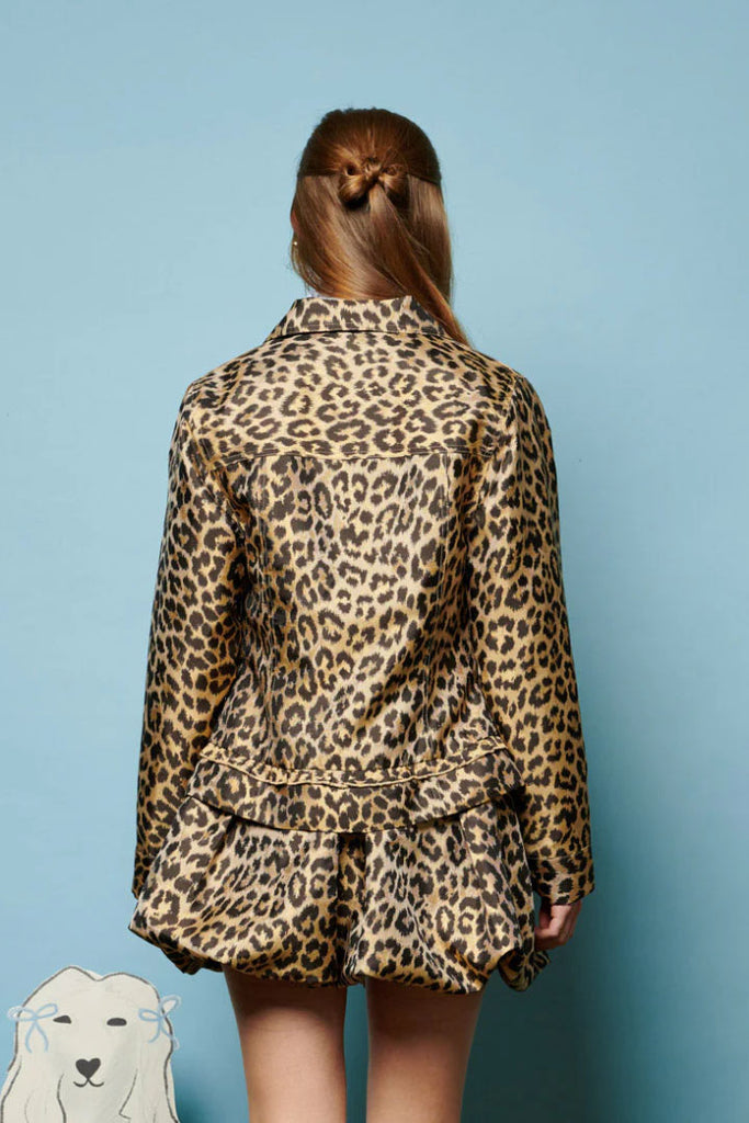 Sister Jane Lola Leopard Jacquard Jacket