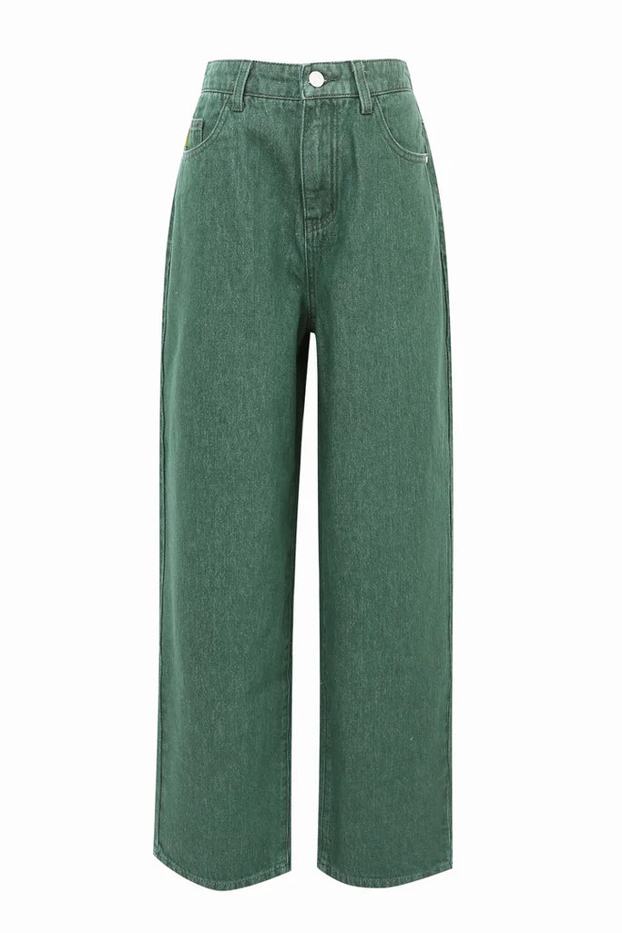 Frnch Patriciane High Waisted Jeans Green