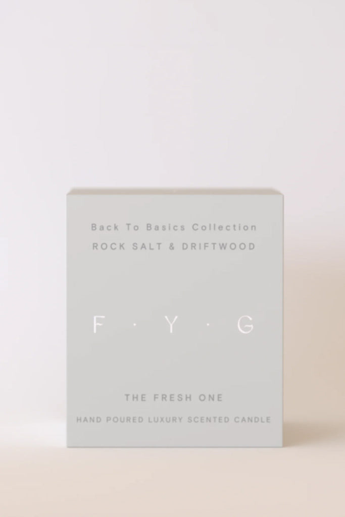 FYG FYG Rock Salt & Driftwood Candle Rock Salt and Driftwood 250g