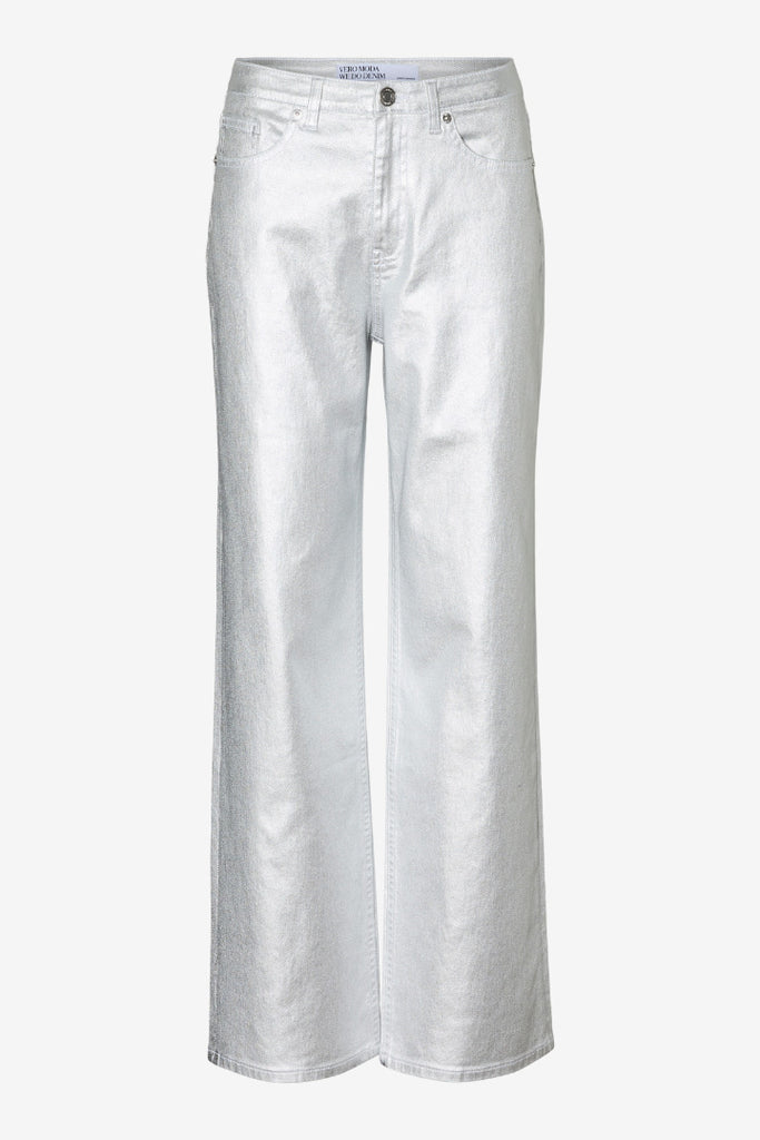 Vero Moda Tessa HighRise Wide Jeans Silver