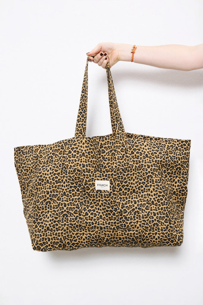 Frnch Vida Leopard Bag Brown OS